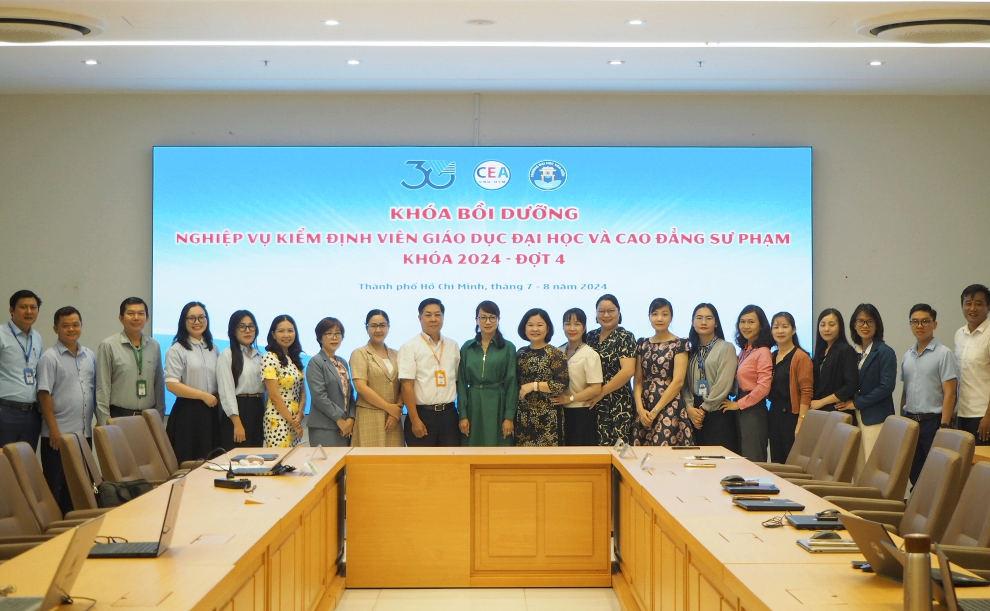 Khai giảng khóa Bồi dưỡng nghiệp vụ KĐV giáo dục đại học và cao đẳng sư phạm (Khóa 2024 - Đợt 4)